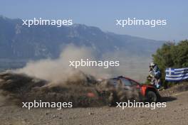 8, Ott Tanak, Martin Jarveoja, Hyundai Shell Mobis WRT, Hyundai i20 N Rally1.  05-05.09.2024. World Rally Championship, Rd 10, Acropolis  Rally Greece, Lamia. www.xpbimages.com, EMail: requests@xpbimages.com © Copyright: XPB Images