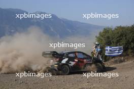 17, Sebastien Ogier, Vicent Landias, Toyota GR Yaris Rally1 HYBRID.  05-05.09.2024. World Rally Championship, Rd 10, Acropolis  Rally Greece, Lamia. www.xpbimages.com, EMail: requests@xpbimages.com © Copyright: XPB Images