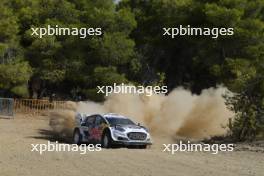 16, Adrien Fourmaux, Alexandre Coria, M-Sport Ford WRT, Ford Puma Rally1.  05-05.09.2024. World Rally Championship, Rd 10, Acropolis  Rally Greece, Lamia. www.xpbimages.com, EMail: requests@xpbimages.com © Copyright: XPB Images