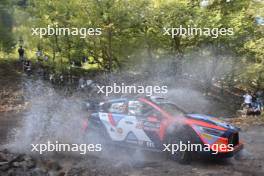 8, Ott Tanak, Martin Jarveoja, Hyundai Shell Mobis WRT, Hyundai i20 N Rally1.  05-08.09.2024. World Rally Championship, Rd 10, Acropolis  Rally Greece, Lamia. www.xpbimages.com, EMail: requests@xpbimages.com © Copyright: XPB Images