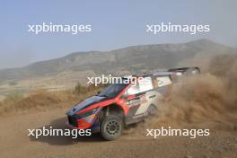 8, Ott Tanak, Martin Jarveoja, Hyundai Shell Mobis WRT, Hyundai i20 N Rally1.  05-05.09.2024. World Rally Championship, Rd 10, Acropolis  Rally Greece, Lamia. www.xpbimages.com, EMail: requests@xpbimages.com © Copyright: XPB Images