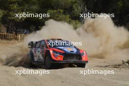 6, Dani Sordo, Carlos del Barrio, Hyundai i20 N Rally1 HYBRID.  05-05.09.2024. World Rally Championship, Rd 10, Acropolis  Rally Greece, Lamia. www.xpbimages.com, EMail: requests@xpbimages.com © Copyright: XPB Images