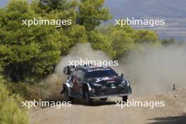 18, Takamoto Katsuta, Aaron Johnston, Toyota GR Yaris Rally1 HYBRID.  05-05.09.2024. World Rally Championship, Rd 10, Acropolis  Rally Greece, Lamia. www.xpbimages.com, EMail: requests@xpbimages.com © Copyright: XPB Images