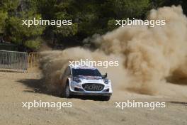 19, Jourdan Serderidis, Frederic Miclotte, Ford Puma Rally1 HYBRID.  05-05.09.2024. World Rally Championship, Rd 10, Acropolis  Rally Greece, Lamia. www.xpbimages.com, EMail: requests@xpbimages.com © Copyright: XPB Images