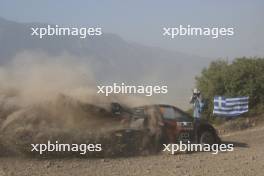 18, Takamoto Katsuta, Aaron Johnston, Toyota GR Yaris Rally1 HYBRID.  05-05.09.2024. World Rally Championship, Rd 10, Acropolis  Rally Greece, Lamia. www.xpbimages.com, EMail: requests@xpbimages.com © Copyright: XPB Images