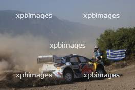 13, Gregoire Munster, Louis Louka,M-Sport Ford WRT, Ford Puma Rally1 HYBRID.  05-05.09.2024. World Rally Championship, Rd 10, Acropolis  Rally Greece, Lamia. www.xpbimages.com, EMail: requests@xpbimages.com © Copyright: XPB Images