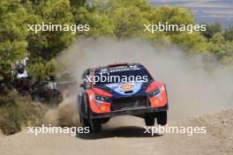 6, Dani Sordo, Carlos del Barrio, Hyundai i20 N Rally1 HYBRID.  05-05.09.2024. World Rally Championship, Rd 10, Acropolis  Rally Greece, Lamia. www.xpbimages.com, EMail: requests@xpbimages.com © Copyright: XPB Images