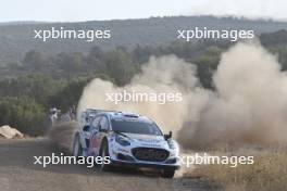 16, Adrien Fourmaux, Alexandre Coria, M-Sport Ford WRT, Ford Puma Rally1.  05-05.09.2024. World Rally Championship, Rd 10, Acropolis  Rally Greece, Lamia. www.xpbimages.com, EMail: requests@xpbimages.com © Copyright: XPB Images