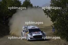 16, Adrien Fourmaux, Alexandre Coria, M-Sport Ford WRT, Ford Puma Rally1.  05-05.09.2024. World Rally Championship, Rd 10, Acropolis  Rally Greece, Lamia. www.xpbimages.com, EMail: requests@xpbimages.com © Copyright: XPB Images