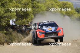 8, Ott Tanak, Martin Jarveoja, Hyundai Shell Mobis WRT, Hyundai i20 N Rally1.  05-05.09.2024. World Rally Championship, Rd 10, Acropolis  Rally Greece, Lamia. www.xpbimages.com, EMail: requests@xpbimages.com © Copyright: XPB Images