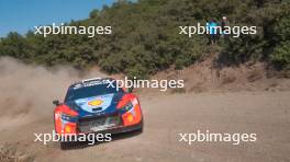 8, Ott Tanak, Martin Jarveoja, Hyundai Shell Mobis WRT, Hyundai i20 N Rally1.  05-08.09.2024. World Rally Championship, Rd 10, Acropolis  Rally Greece, Lamia. www.xpbimages.com, EMail: requests@xpbimages.com © Copyright: XPB Images