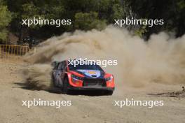 8, Ott Tanak, Martin Jarveoja, Hyundai Shell Mobis WRT, Hyundai i20 N Rally1.  05-05.09.2024. World Rally Championship, Rd 10, Acropolis  Rally Greece, Lamia. www.xpbimages.com, EMail: requests@xpbimages.com © Copyright: XPB Images