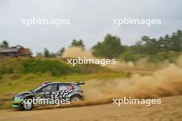Oliver Solberg (NOR) / Elliott Edmondson (GBR) Toksport WRT Skodia Fabia RS RC2 Rally2. 18-21.07.2024. World Rally Championship, Rd 4, Rally Latvia, Liepaja. www.xpbimages.com, EMail: requests@xpbimages.com © Copyright: XPB Images