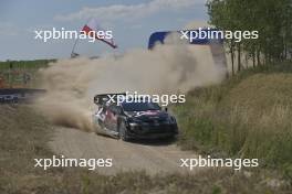 Elfyn Evans (GBR) / Scott Martin (GBR) Toyota Gazoo Racing WRT, Toyota Yaris Rally1 Hybrid. 27-30.06.2024. World Rally Championship, Rd 7, 80th Rally Poland, Mikolajki, Poland. www.xpbimages.com, EMail: requests@xpbimages.com © Copyright: XPB Images