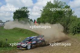 Robert Virves (EST) / Aleks Lesk (EST) Skoda Fabia RS RC2 Rally2. 27-30.06.2024. World Rally Championship, Rd 7, 80th Rally Poland, Mikolajki, Poland. www.xpbimages.com, EMail: requests@xpbimages.com © Copyright: XPB Images