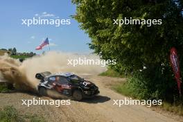 Kalle Rovanpera (FIN) / Jonne Halttunen (FIN) Toyota Gazoo Racing WRT, Toyota GR Yaris Rally1 Hybrid. 27-30.06.2024. World Rally Championship, Rd 7, 80th Rally Poland, Mikolajki, Poland. www.xpbimages.com, EMail: requests@xpbimages.com © Copyright: XPB Images